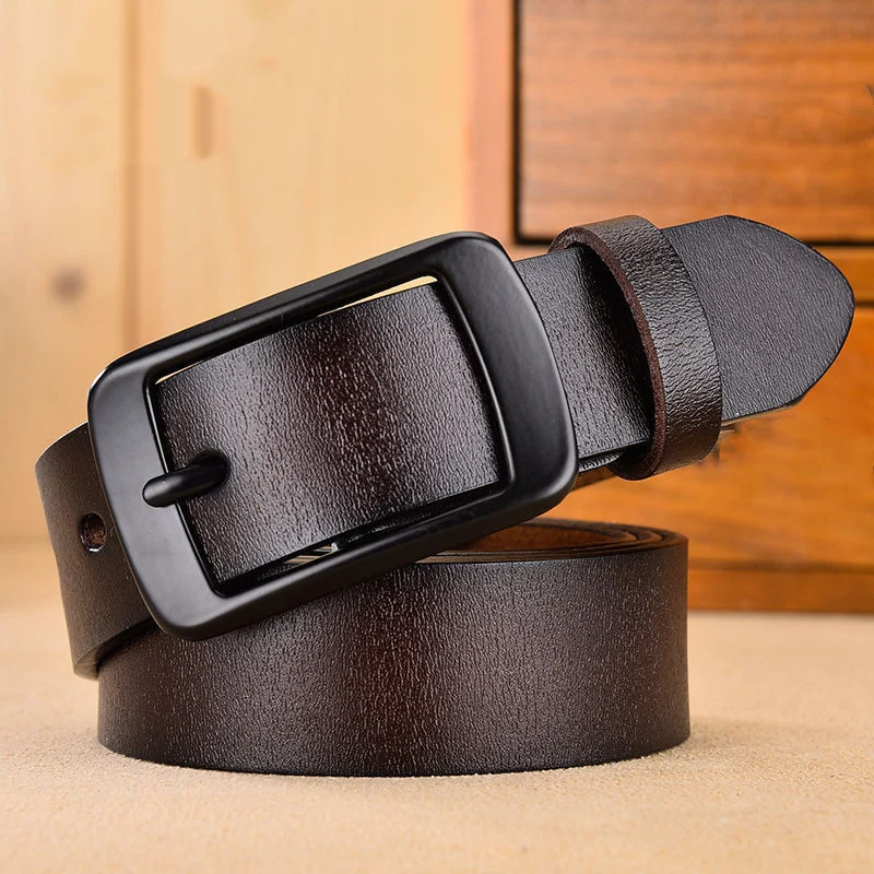 Ceinture en cuir pour femme – Style coréen avec boucle à ardillon 5 Accessoire de mode coréen, ceinture en cuir pour femme avec boucle en métal