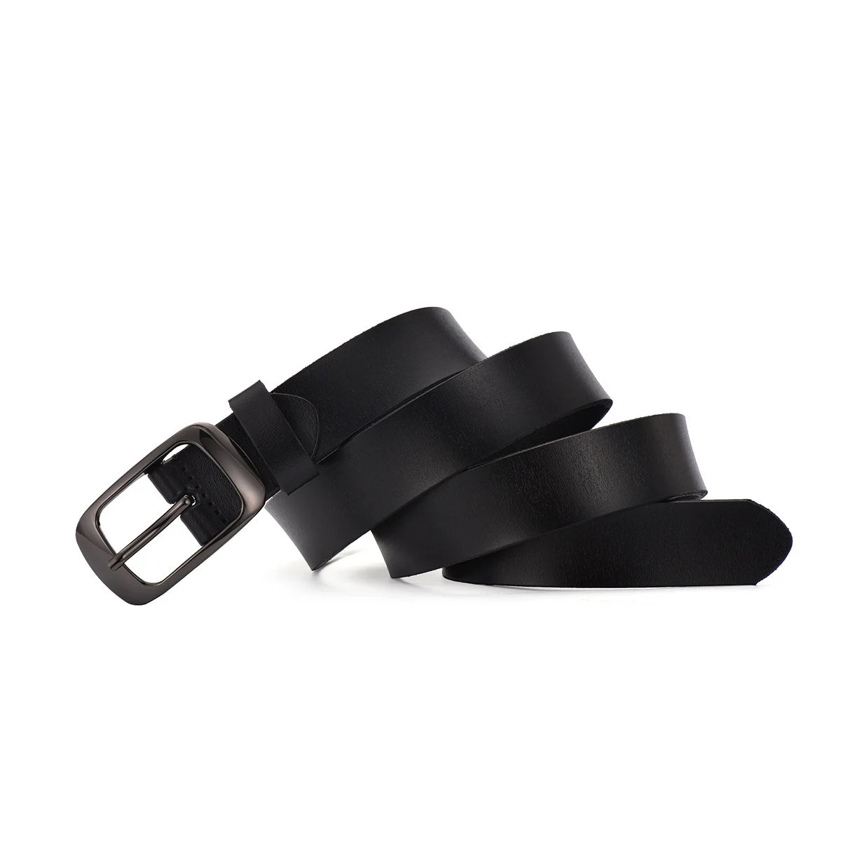 Ceinture en cuir pour femme avec boucle en alliage, design classique et durable