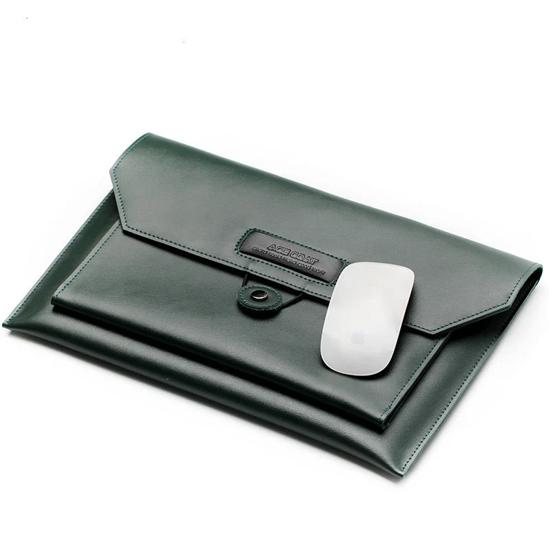 Sac pour ordinateur en cuir avec intérieur bien structuré