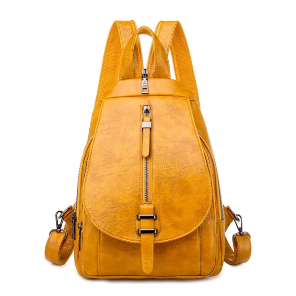 Sac à Dos en Cuir pour Femme - Style Collège et Voyage