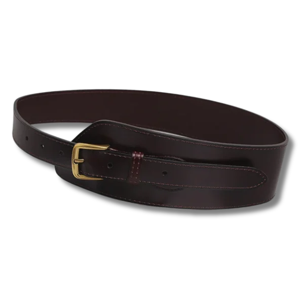 Ceinture en cuir irrégulière pour femme – Accessoire de mode polyvalent