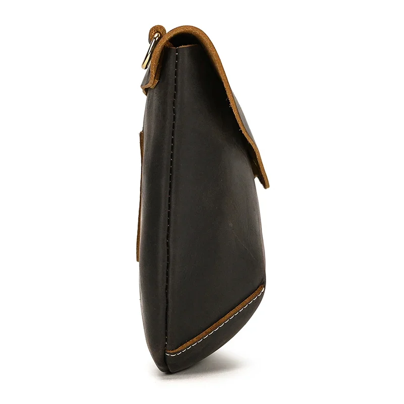 Sac Artisanal en Cuir Vintage - Collection Heritage vue du coté