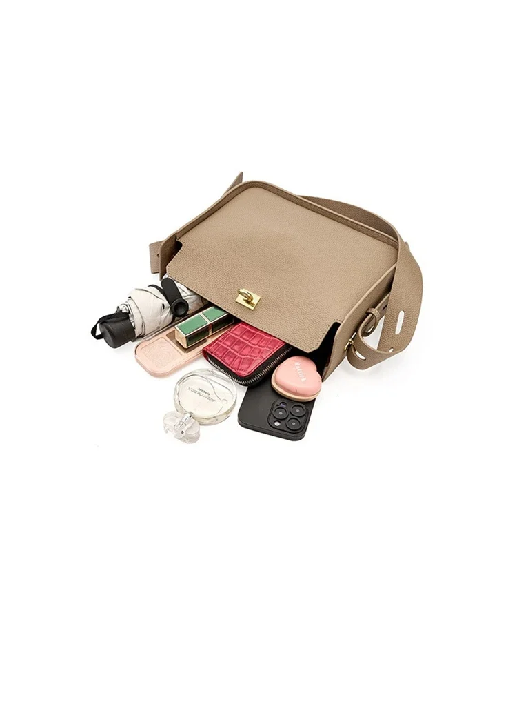Sac Fourre-Tout Haut de Gamme en Cuir Véritable pour Femmes