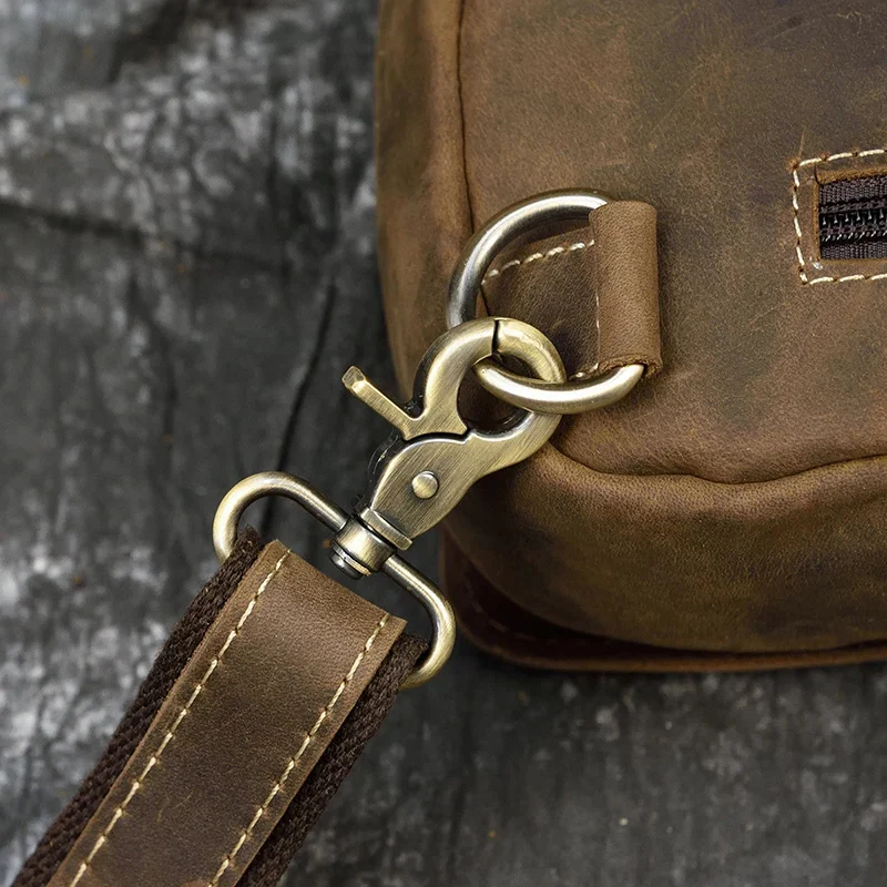 Sac à Bandoulière en Cuir Véritable pour Homme_