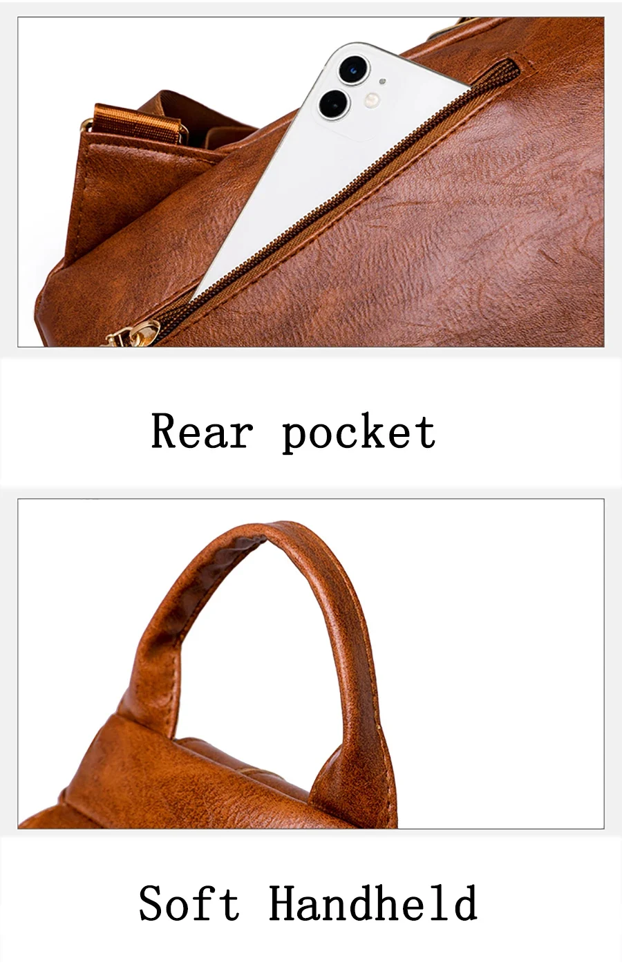 Sac à Dos en Cuir pour Femme – Style Collège et Voyage