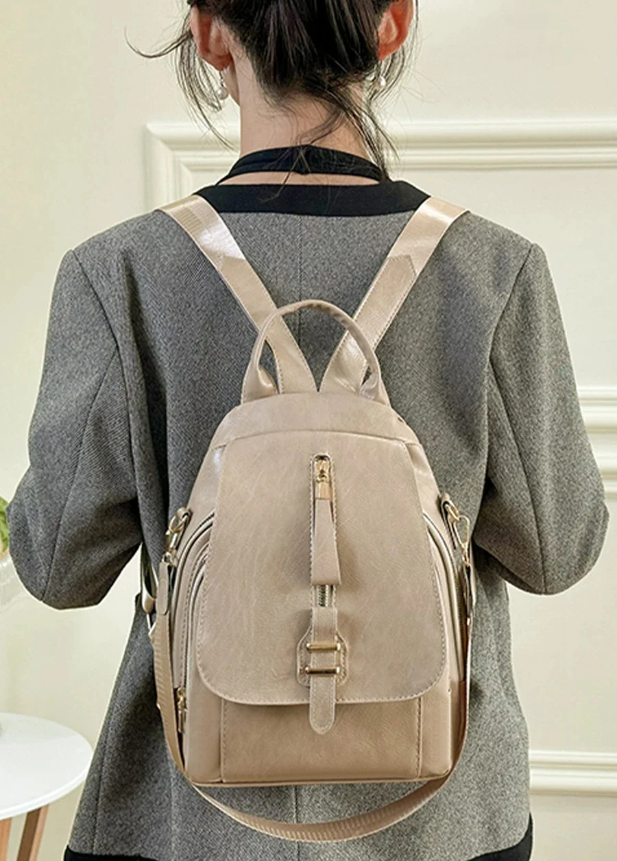 Sac à Dos en Cuir pour Femme – Style Collège et Voyage