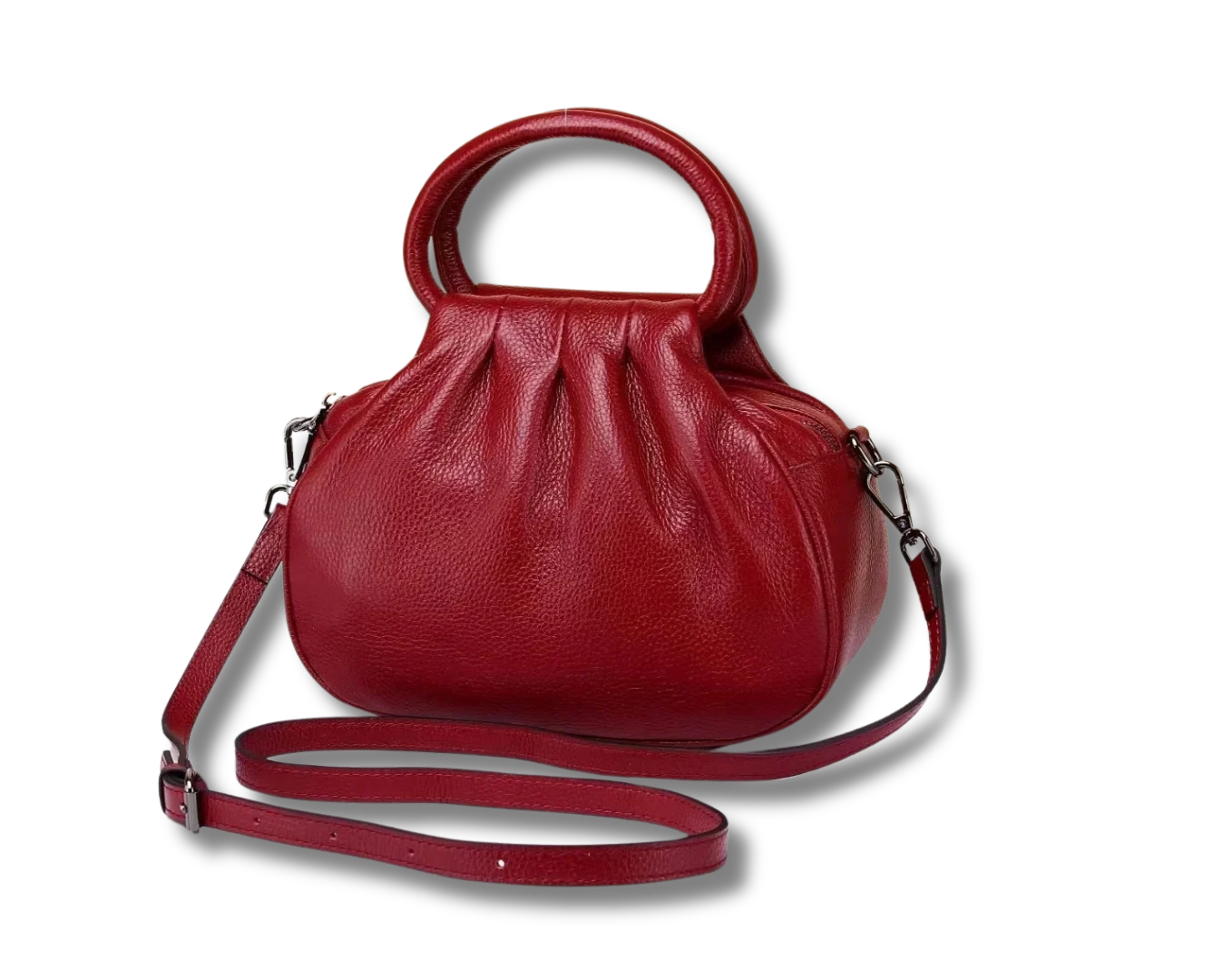 Sac à Main en Cuir Véritable pour Femme - Style Multifonctionnel avec Bandoulière Amovible