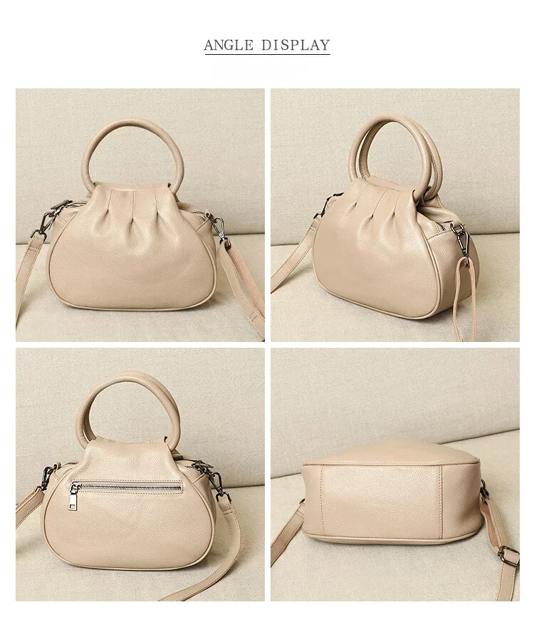 Détail du cuir texturé du sac en cuir pour femme