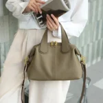 Sac à Main Cuir Grande Capacité_vert