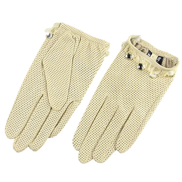 Gants en Cuir de Mouton pour Femme – Élégance, Confort et Tactile 7