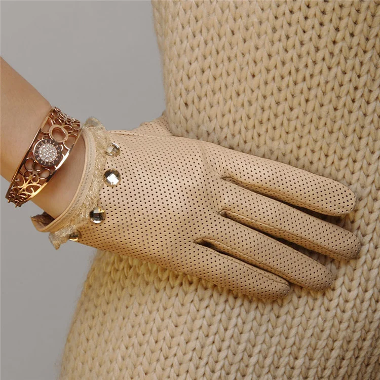 Gants en Cuir de Mouton pour Femme – Élégance, Confort et Tactile 4