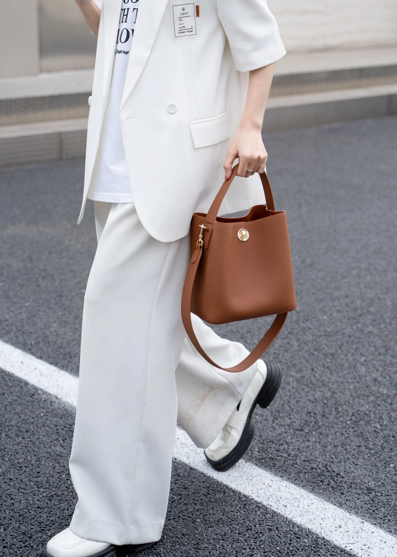 Sac Seau Premium en Cuir Végétal - Collection Light Luxury 2