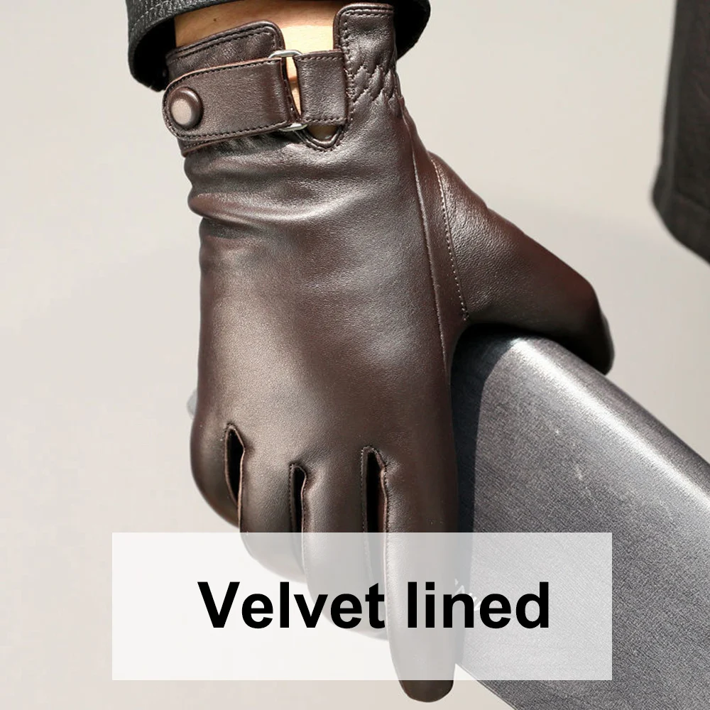 Gants en Cuir de Mouton pour Homme – Chaleur et Élégance en Hiver 9