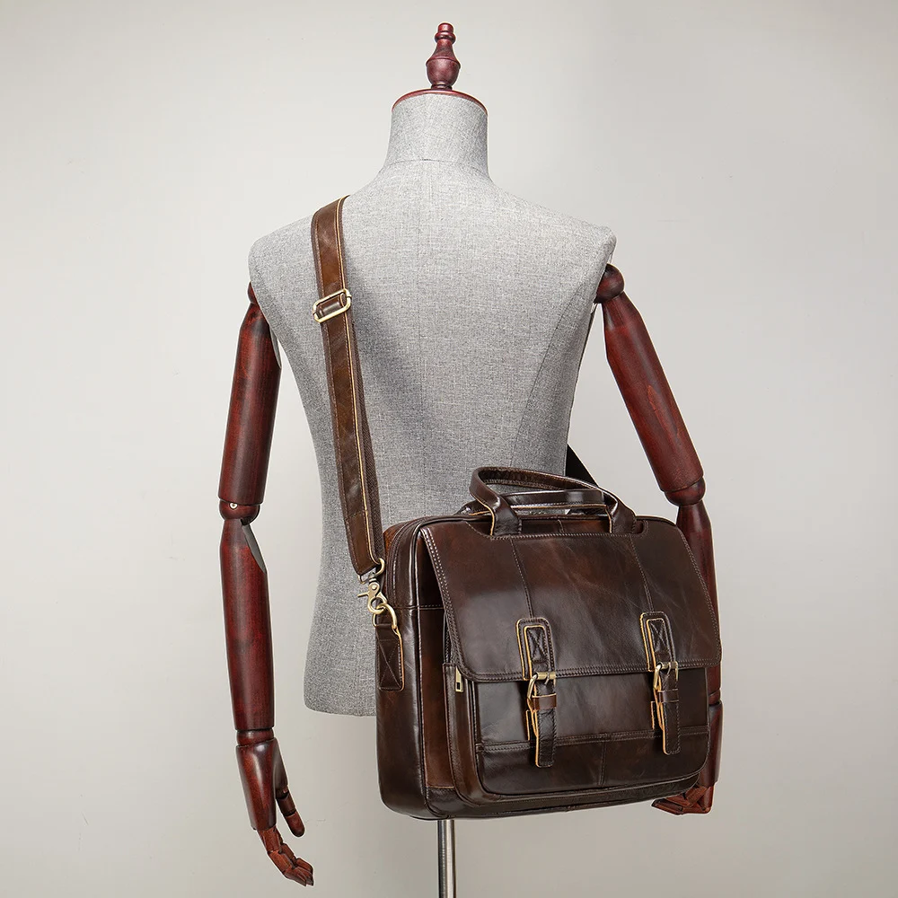 Sacoche Business Homme en Cuir Véritable - Executive Line 2