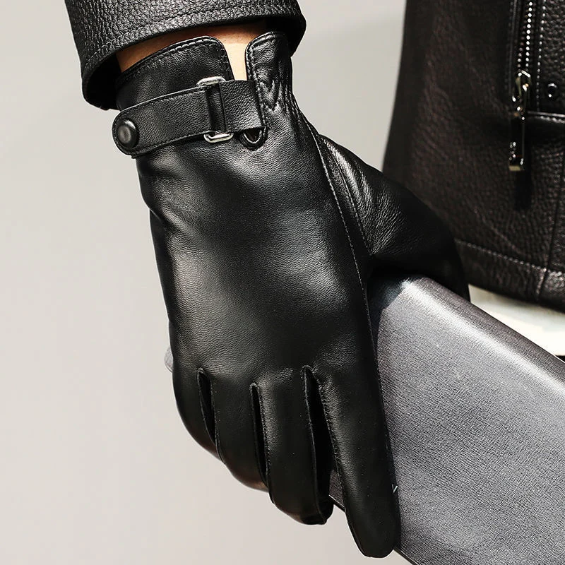 Gants en Cuir de Mouton pour Homme – Chaleur et Élégance en Hiver 3