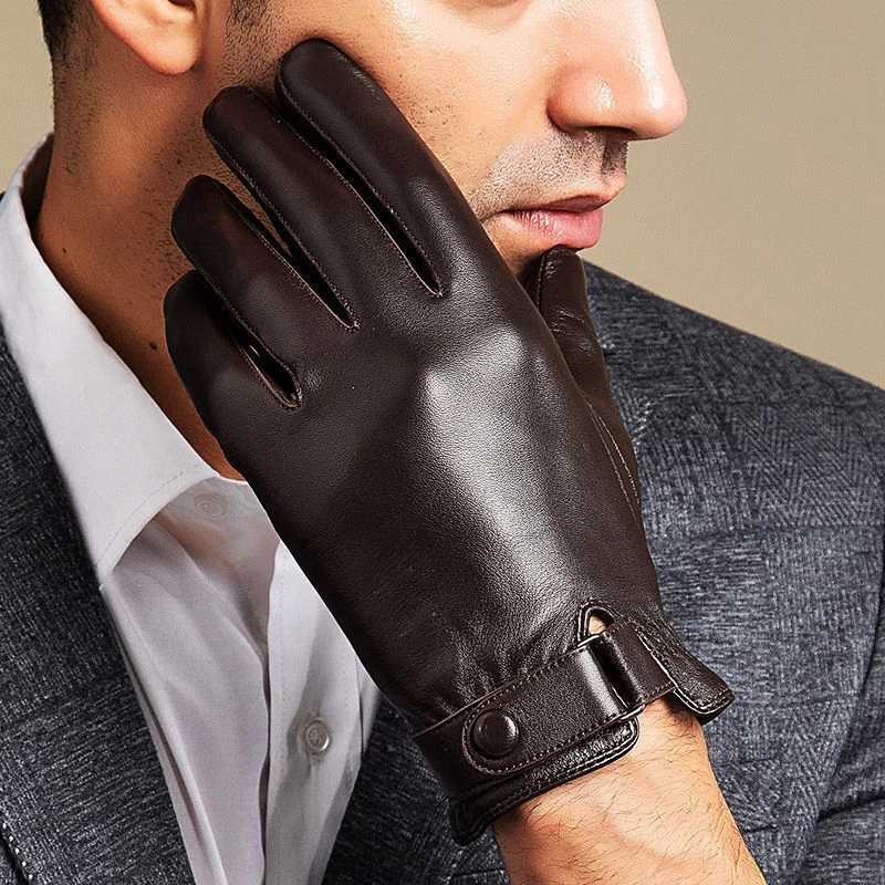Gants en Cuir de Mouton pour Homme – Chaleur et Élégance en Hiver 2