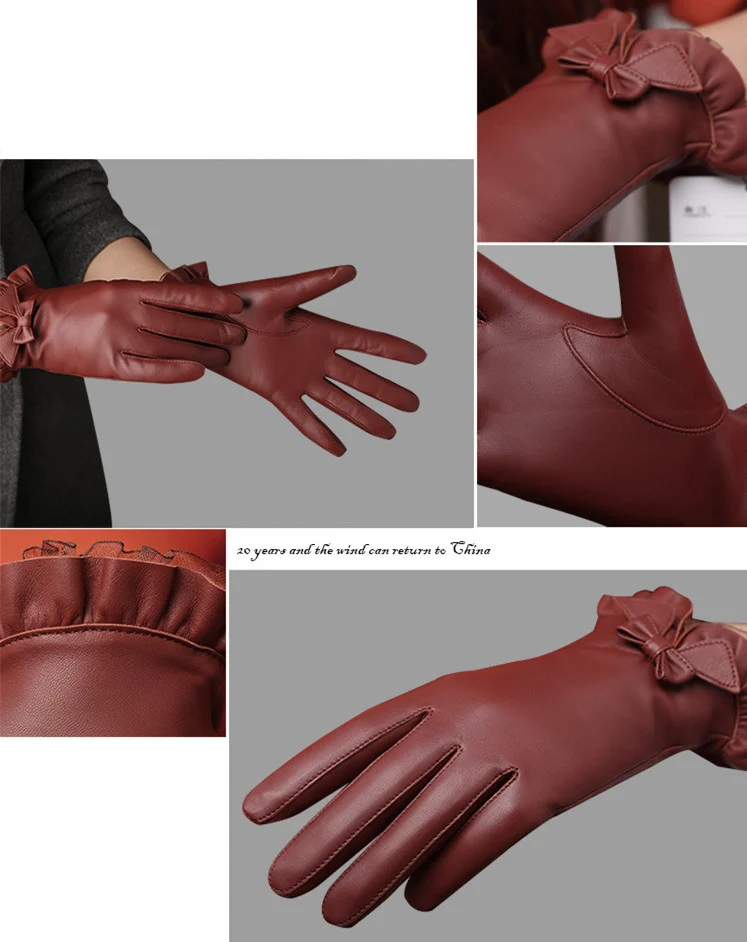 Gants en Cuir pour Femme – Chaleur, Élégance et Fonction Tactile 8
