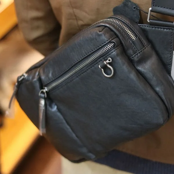 Bandoulière en Cuir pour Homme - Modèle Fashion 3