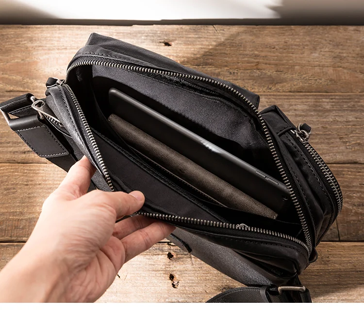 Bandoulière en Cuir pour Homme – Modèle Fashion