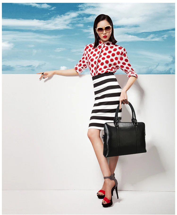 Briefcase Business Femme en Cuir - Collection Fashion Office