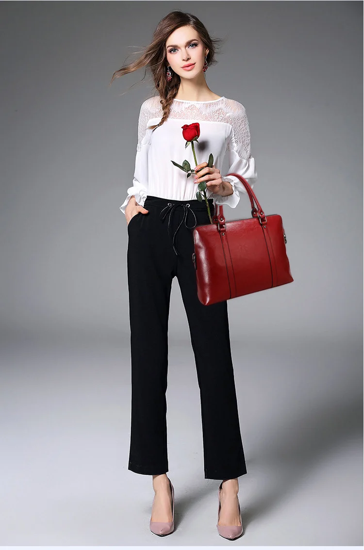 Briefcase Business Femme en Cuir – Collection Fashion Office 2