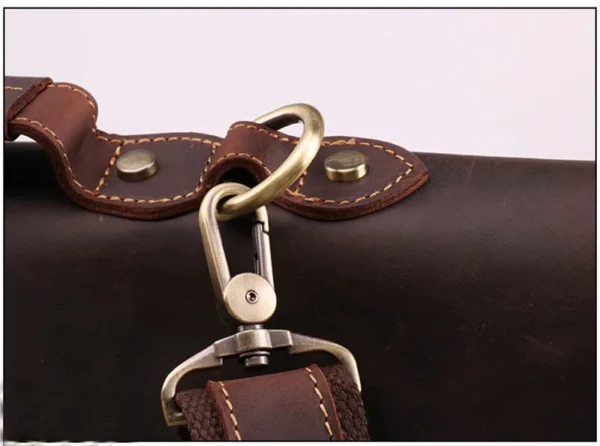 Détail patine cuir Crazy Horse"