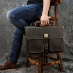 Crazy Horse Leather Briefcase