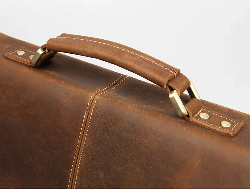 Crazy Horse Leather Briefcase