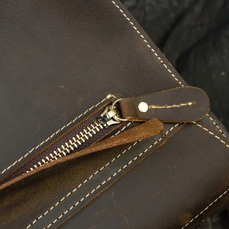 Crazy Horse Leather Briefcase
