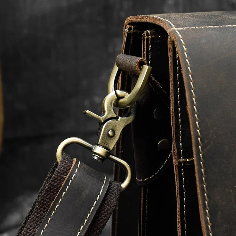 Crazy Horse Leather Briefcase
