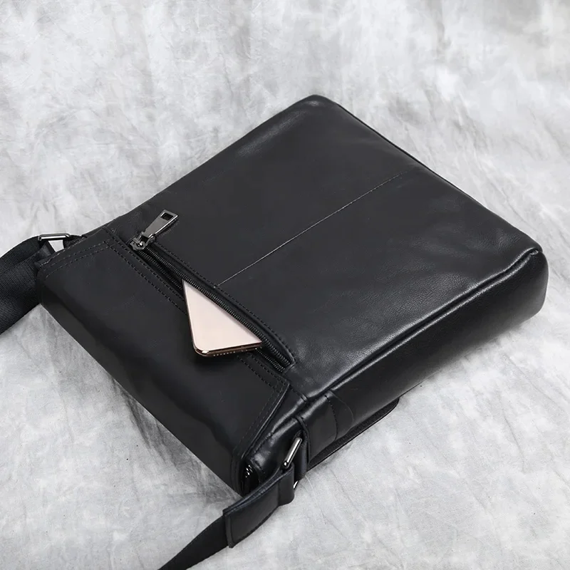 Sac à Bandoulière Vertical en Cuir Premium - Urban Style_ pochette