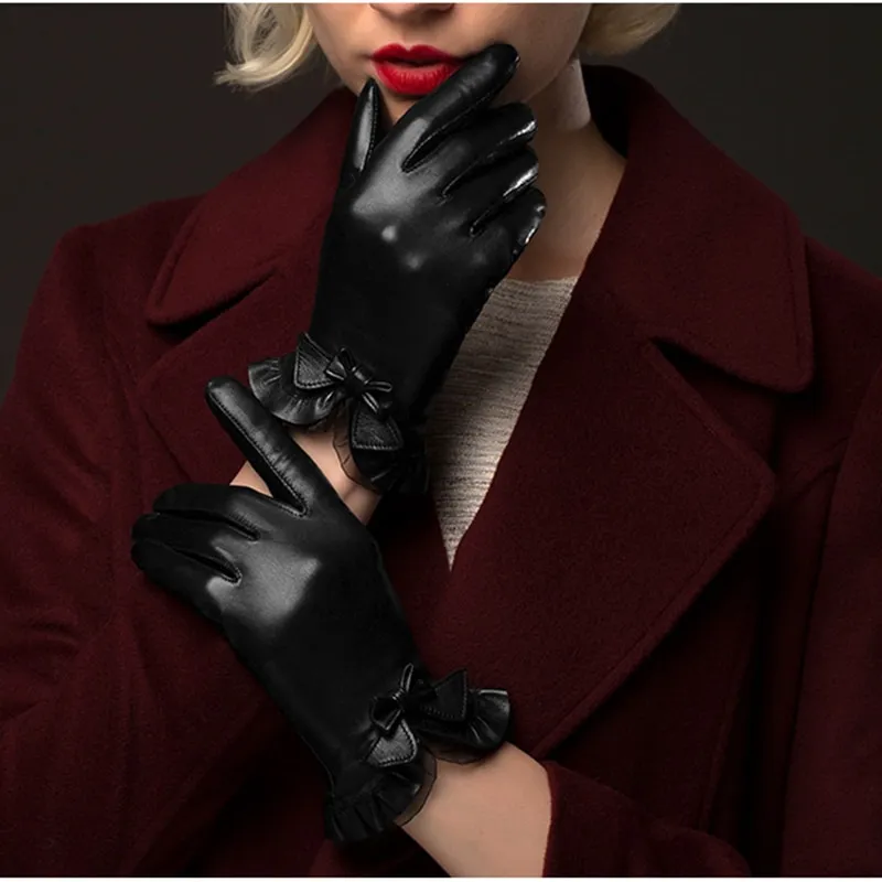 Gants en Cuir pour Femme – Chaleur, Élégance et Fonction Tactile 4 Gants en Cuir pour Femme – Chaleur, Élégance et Fonction Tactile