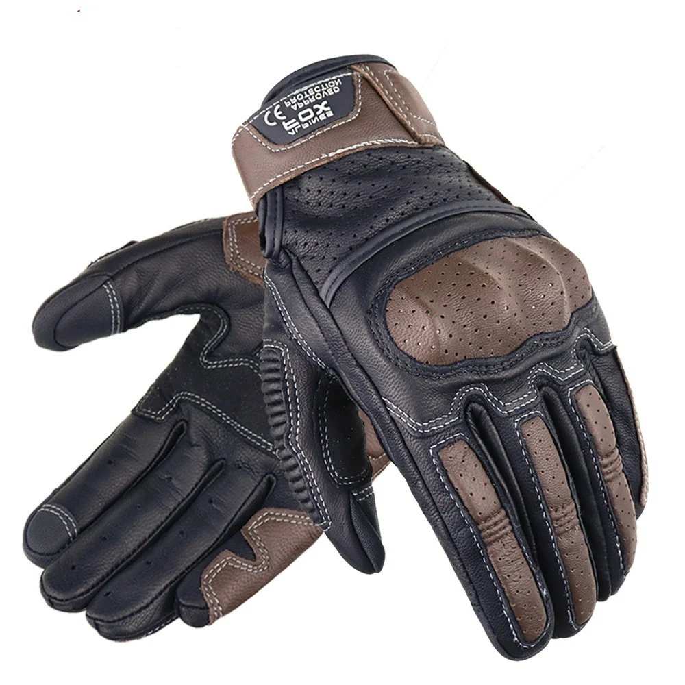 Gants de Moto en Cuir Respirants – Protection et Confort Estival
