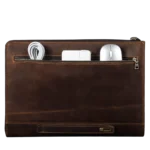 Housse Premium Macbook En Cuir Crazy Horse Collection Business Elite Modifié