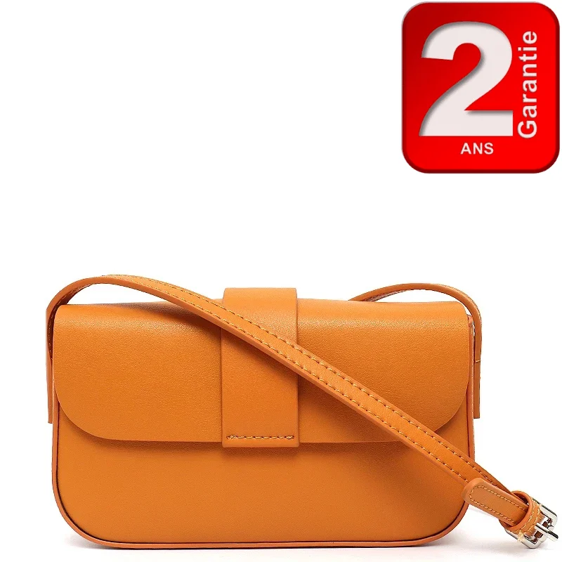 Mini Sac à Bandoulière en Cuir pour Téléphone Portable – Modèle Simple et Compact