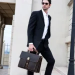 Porte-documents Business Vintage en Cuir Premium1