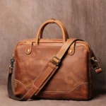 Porte-documents Voyage Cuir Vintage - Collection Heritage_face avant