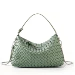 Sac Dumpling en Cuir Véritable Tressé | Élégance et Style Authentique
