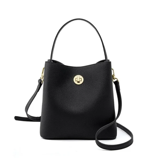 Sac blanc milkshake porté épaule double bandoulière