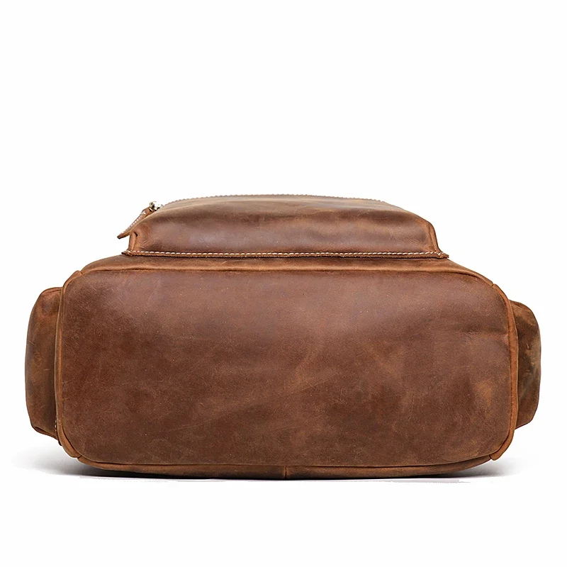 Design unisexe du sac à dos en cuir pour hommes et femmes