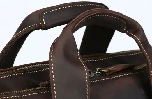 Sacoche Business Cuir Premium - Collection Executive_poigné