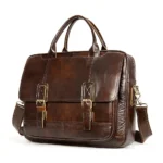 Sacoche Business Homme en Cuir Véritable - Executive Line
