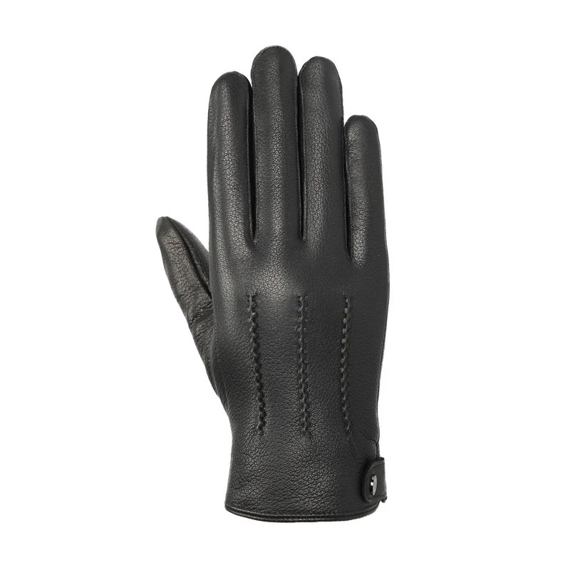 Gants en Cuir Véritable Doublés en Polaire – Chaleur et Élégance pour l’Hiver 2