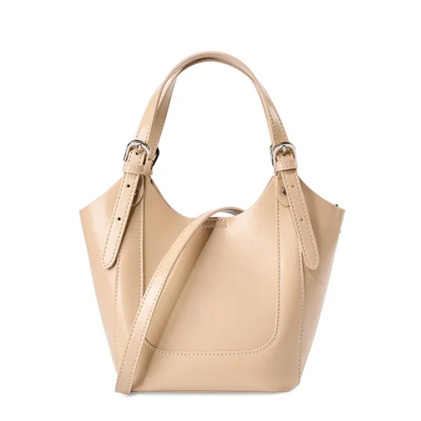 Sac Messenger Portable en Cuir de Vachette - Modèle Lake Green Niche Commuter