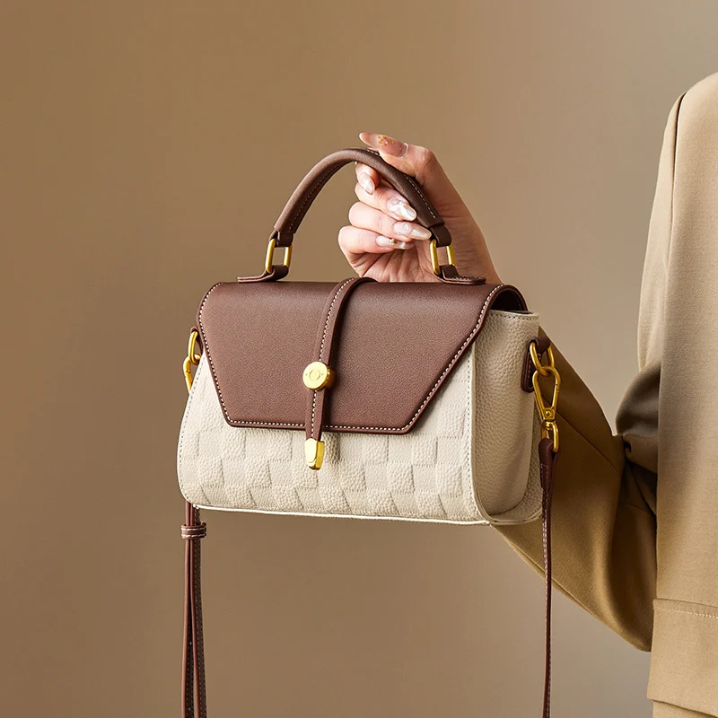 Sac à Main Premium en Cuir Véritable - Modèle Bandoulière de Luxe 2