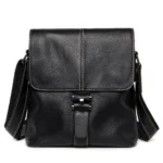 Sac à Bandoulière en Cuir Véritable pour Homme - Grande Capacité