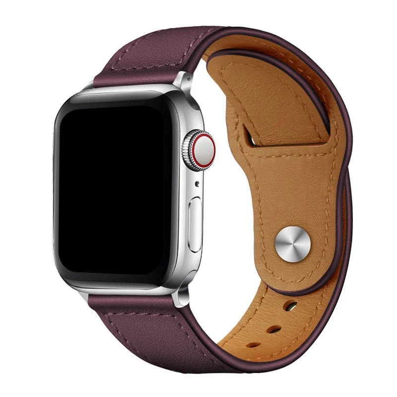 Bracelet Apple Watch en Cuir Véritable | Élégance et Confort 1 Bracelet Apple Watch en Cuir Véritable | Élégance et Confort