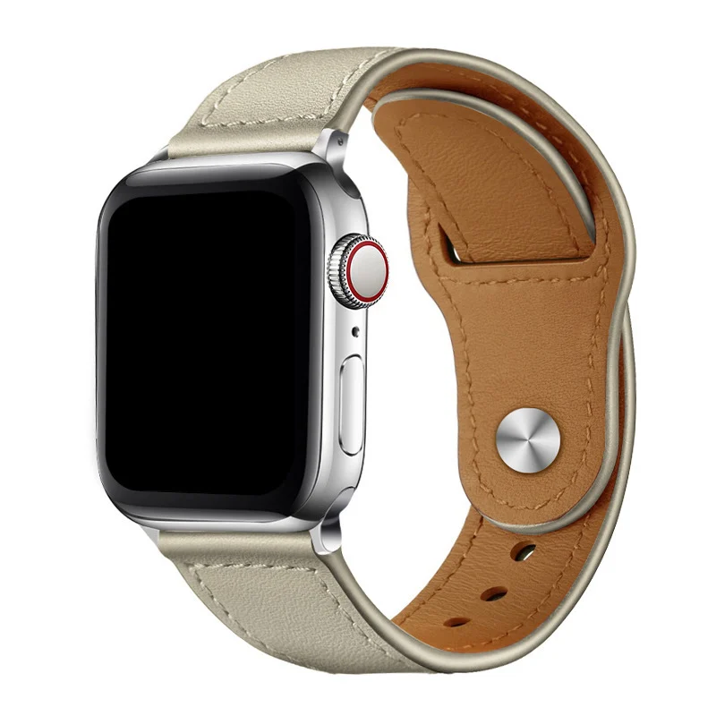 Bracelet Apple Watch en Cuir Véritable | Élégance et Confort 6