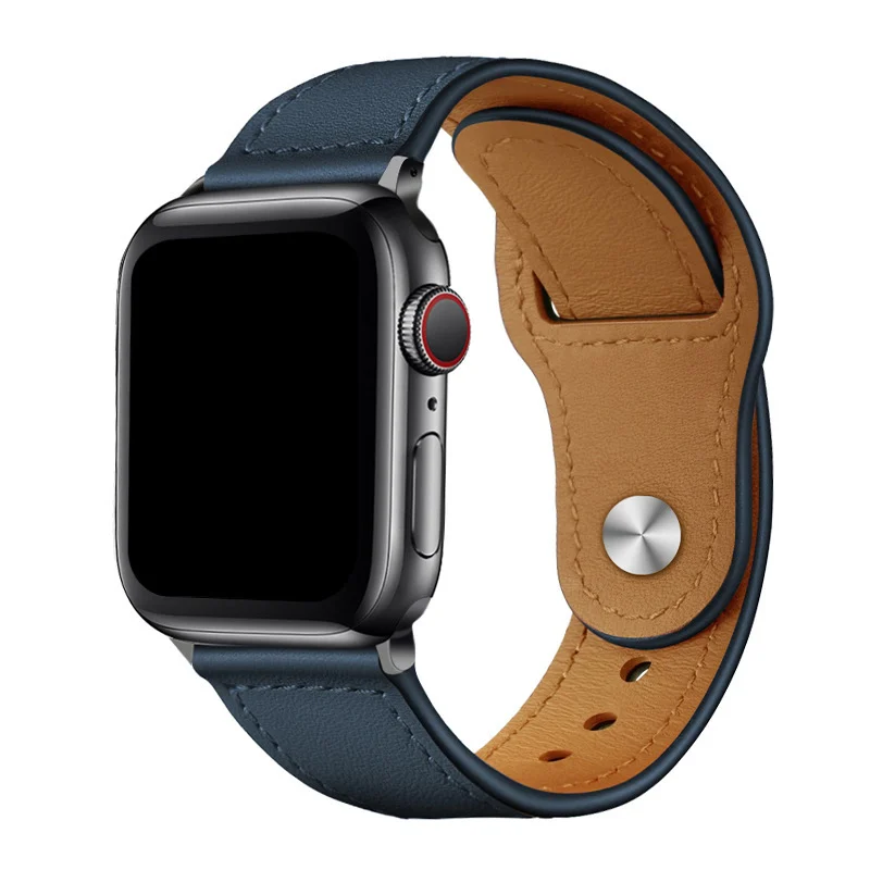 Bracelet Apple Watch en Cuir Véritable | Élégance et Confort 9