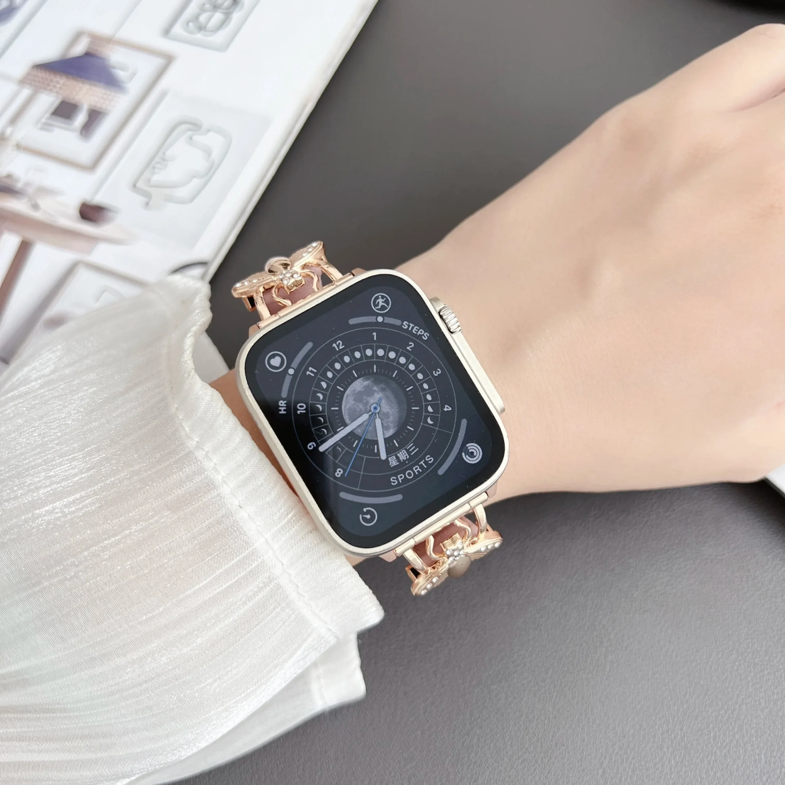 Bracelet Apple Watch Cuir - Élégance et Confort dans des Couleurs Tendance 6 Bracelet Apple Watch Cuir - Élégance et Confort dans des Couleurs Tendance